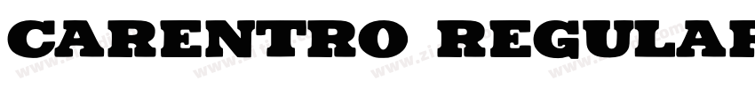 Carentro Regular字体转换
